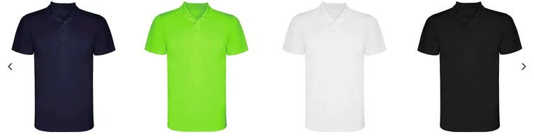 Sportovní polokošile Monzha s vlastním potiskem