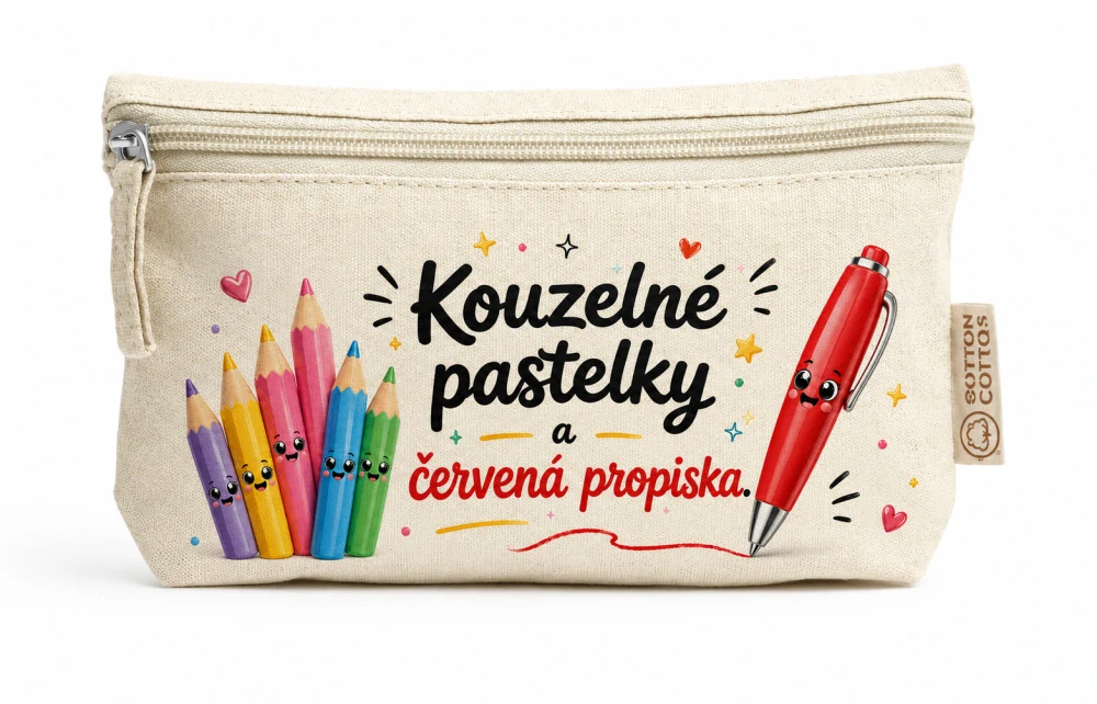 Plátěné pouzdro pro učitelku / učitele (8 motivů na výběr)