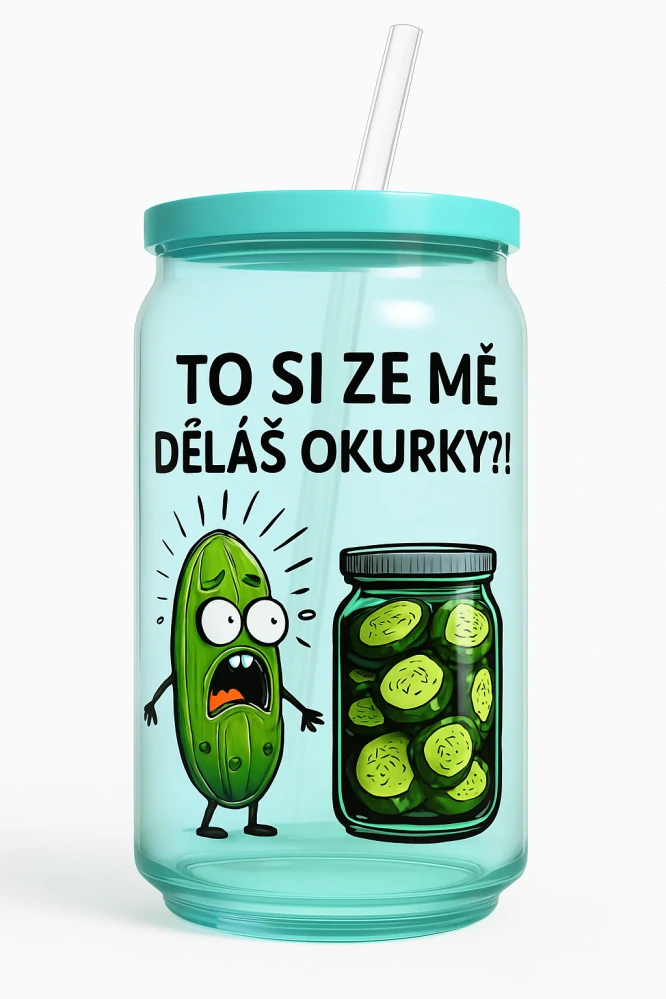 1.Sklenice s vlastním potiskem 473ml