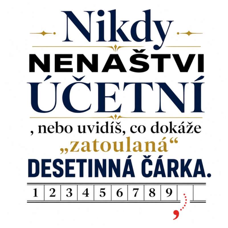 Levně Nikdy nenaštvi účetní (NAŽEHLOVAČKA)