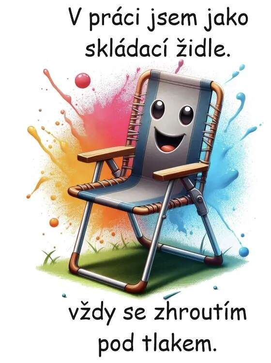 Levně V PRÁCI JSEM JAKO... (NAŽEHLOVAČKA)