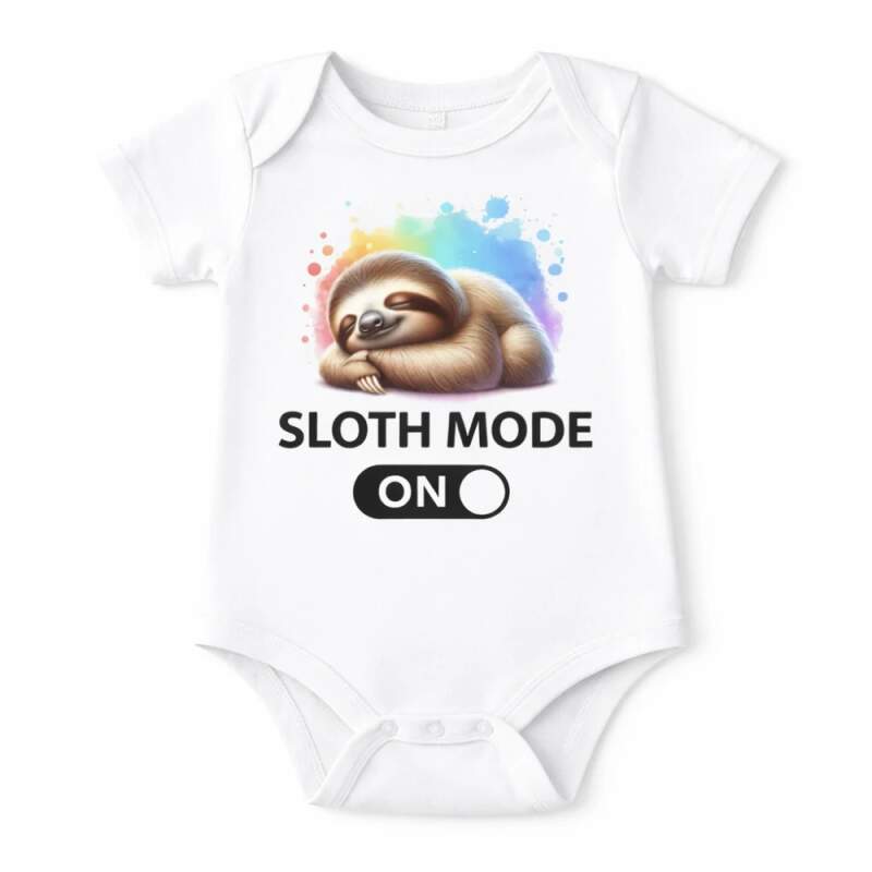 Levně BODY S POTISKEM LENOCHOD (DĚTSKÉ BODY)