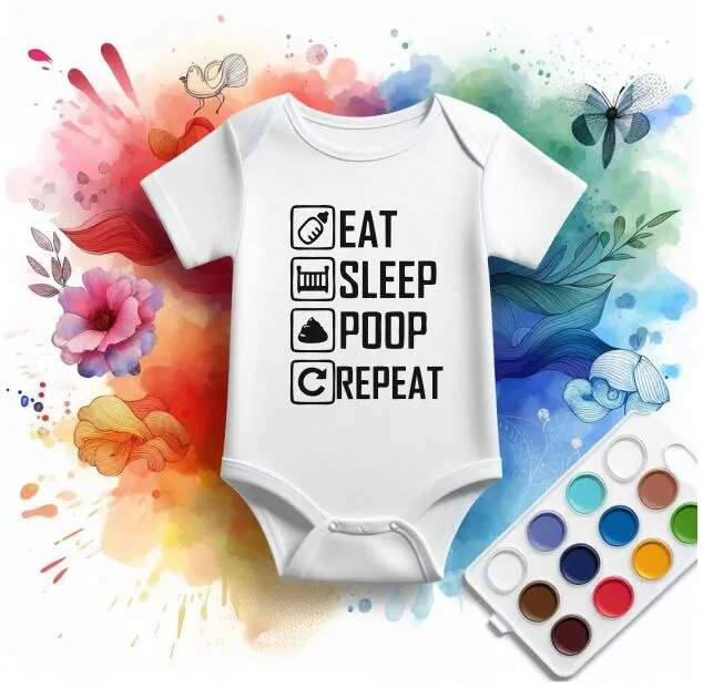 Levně BODY S POTISKEM REPETE (DĚTSKÉ BODY)