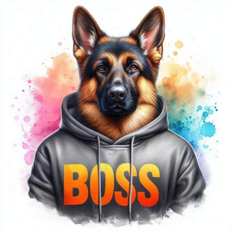 Levně Německý ovčák - boss (NAŽEHLOVAČKA)