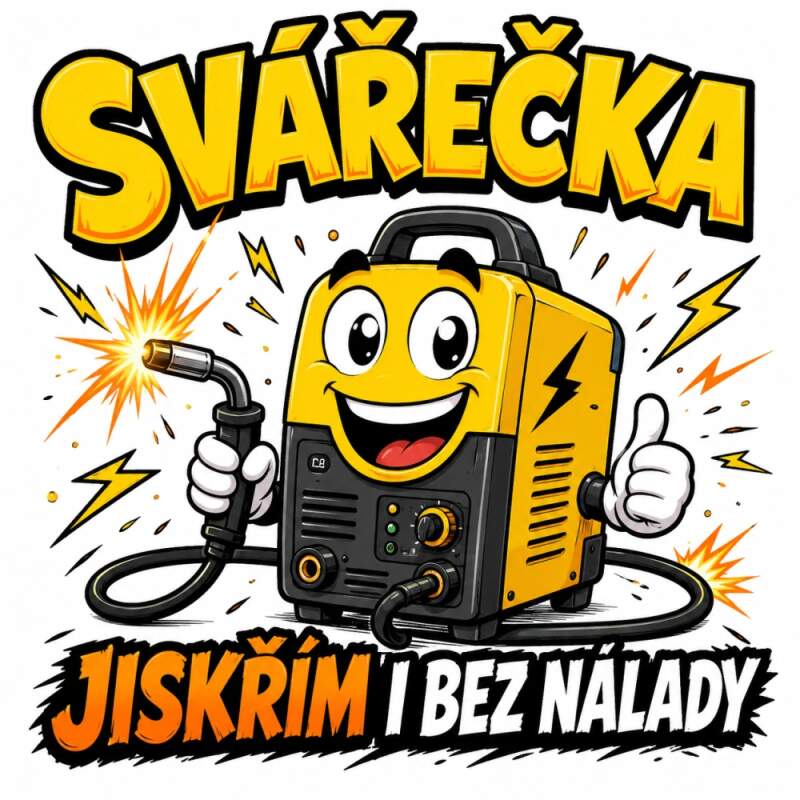 Levně Svářečka - jiskřím i bez nálady (NAŽEHLOVAČKA)