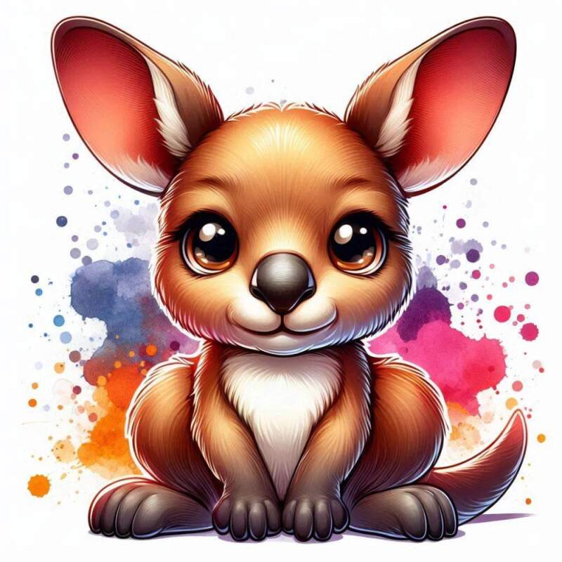 Levně Klokan cute (NAŽEHLOVAČKA)