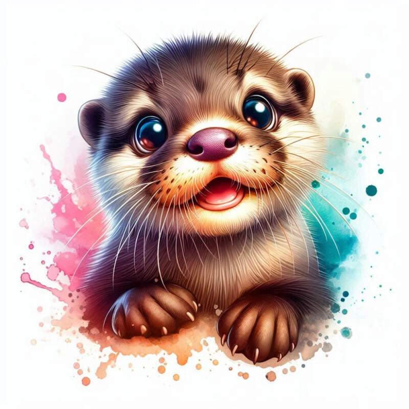 Levně Vydra cute (NAŽEHLOVAČKA)