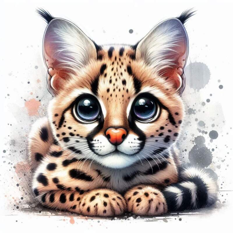 Levně Serval cute (NAŽEHLOVAČKA)