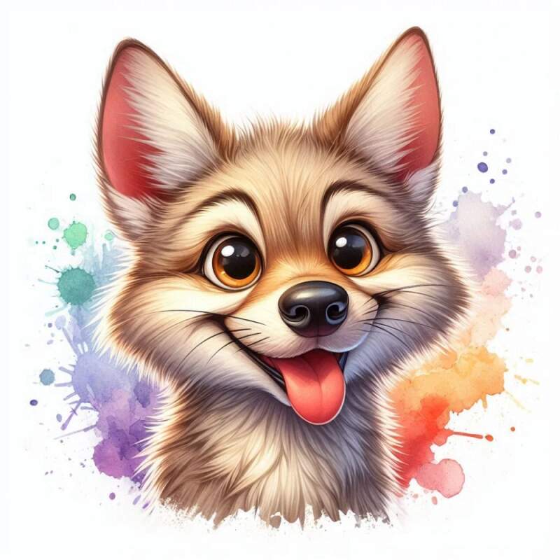 Levně Kojot cute (NAŽEHLOVAČKA)