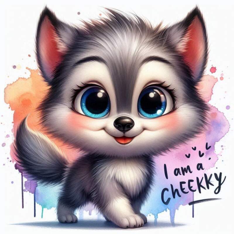 Levně Jsem malý drzý vlk (NAŽEHLOVAČKA)
