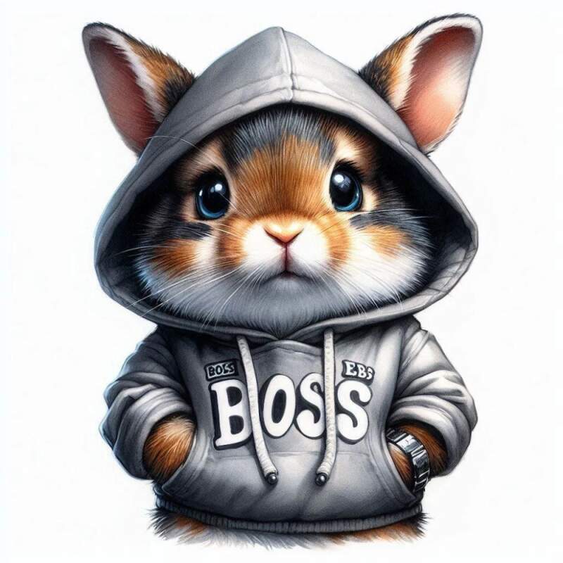 Levně Zakrslý králík boss (NAŽEHLOVAČKA)
