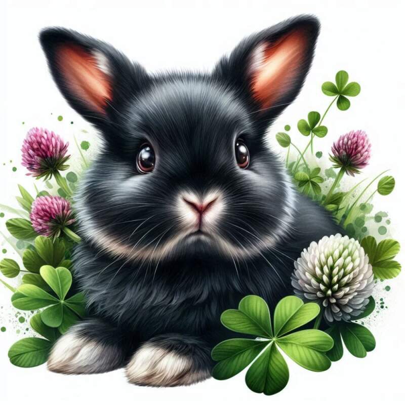 Levně Králík černý (NAŽEHLOVAČKA)