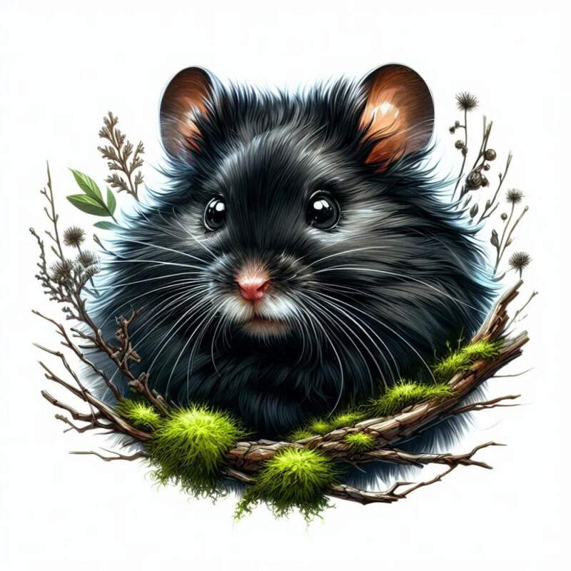 Levně Křeček černý (NAŽEHLOVAČKA)