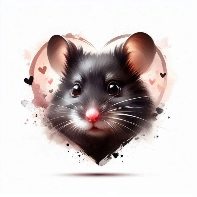 Levně Křeček černý love (NAŽEHLOVAČKA)