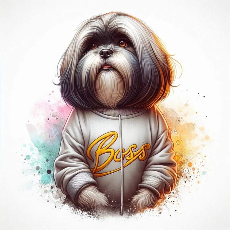 Levně Lhasa apso boss (NAŽEHLOVAČKA)