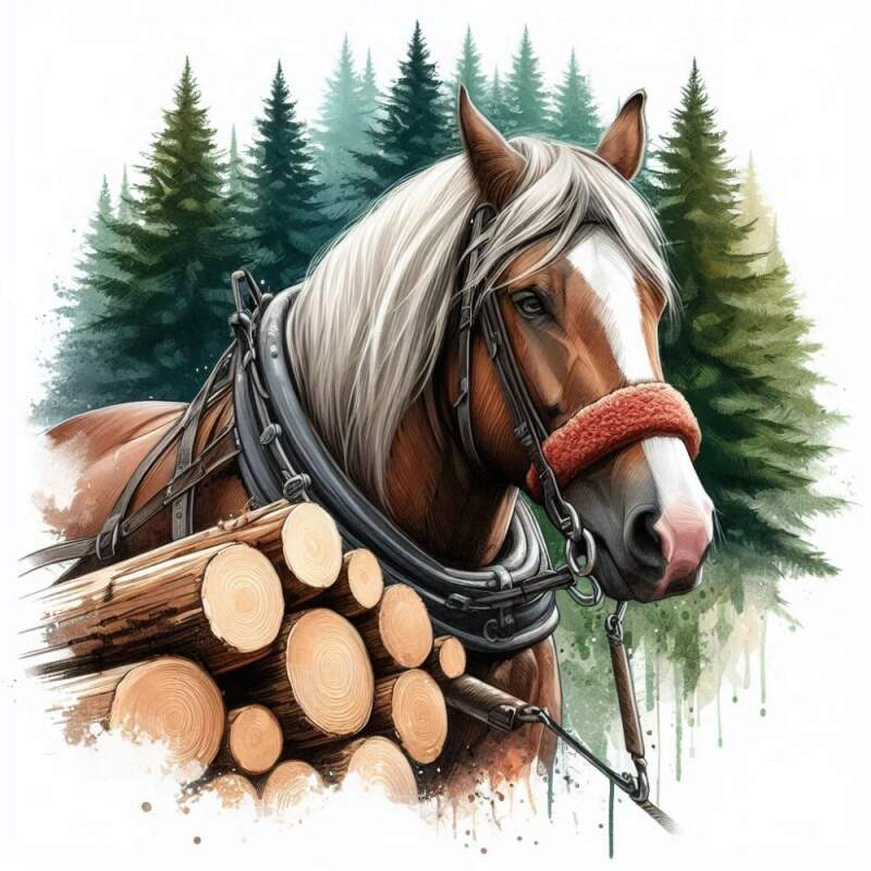 Levně Tažný kůň (NAŽEHLOVAČKA)