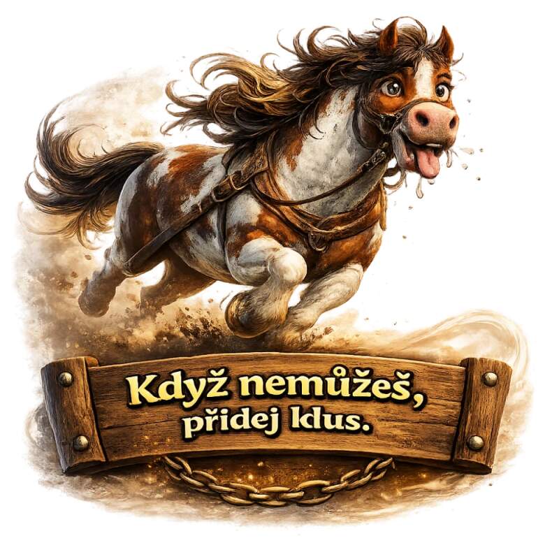 Levně Strakatý kůň (NAŽEHLOVAČKA)