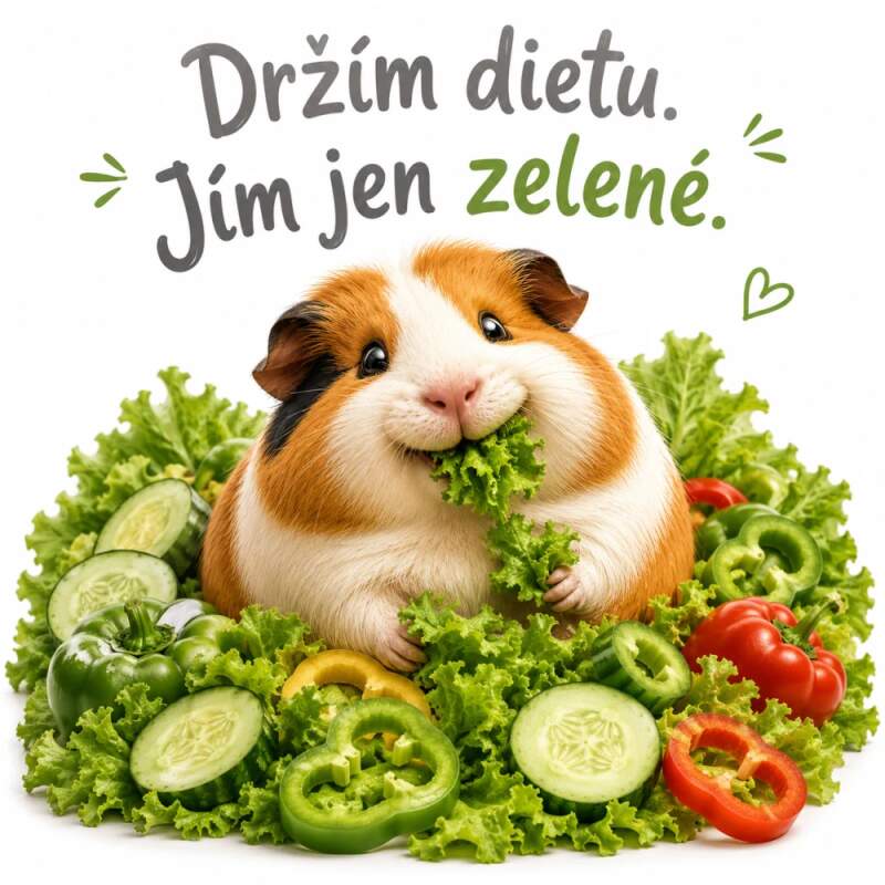 Levně Morče a dieta (NAŽEHLOVAČKA)