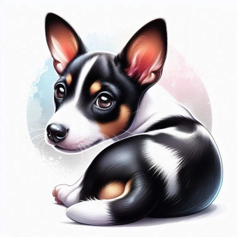 Levně Basenji trikolor štěně (NAŽEHLOVAČKA)