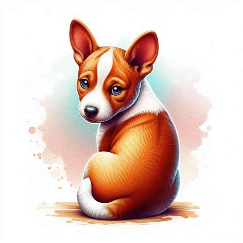 Levně Basenji štěně (NAŽEHLOVAČKA)