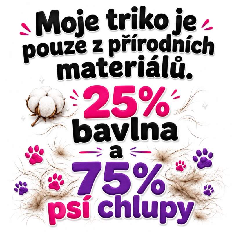 Levně Přírodní triko (NAŽEHLOVAČKA)