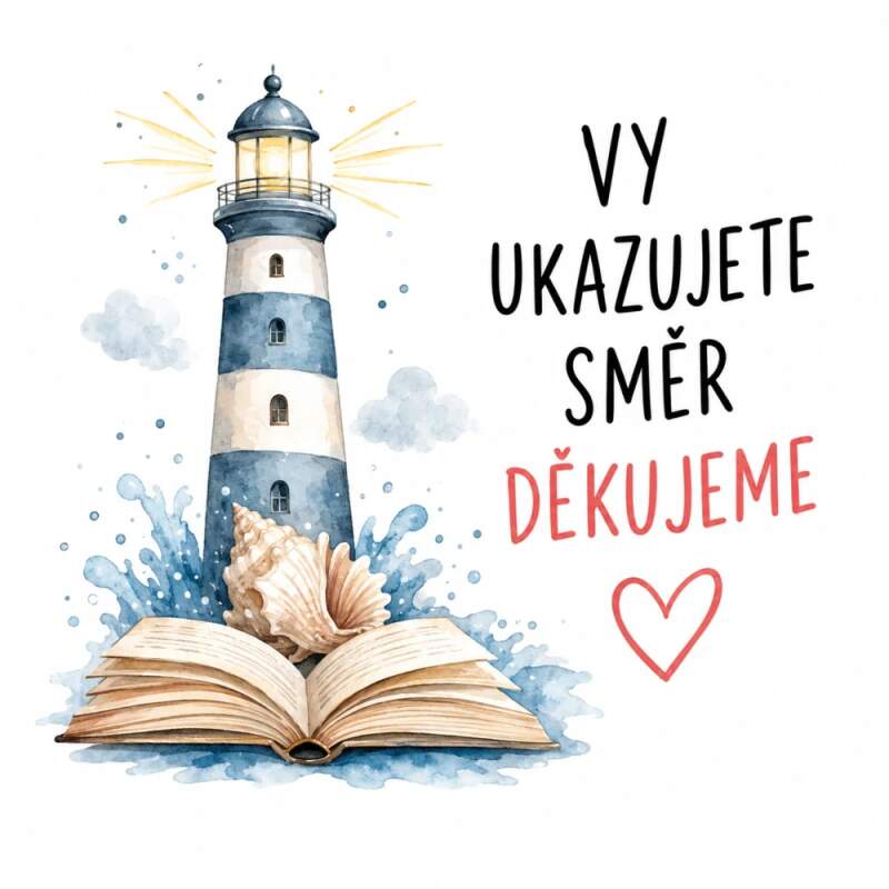 Levně Maják moudrosti (nažehlovačka pro učitele)