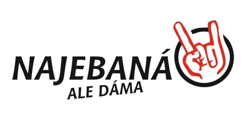 Levně Najebaná, ale dáma. (Nažehlovačka hlášky)