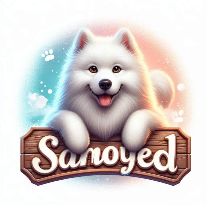 Levně Samojed štěně (Nažehlovačka hlášky)