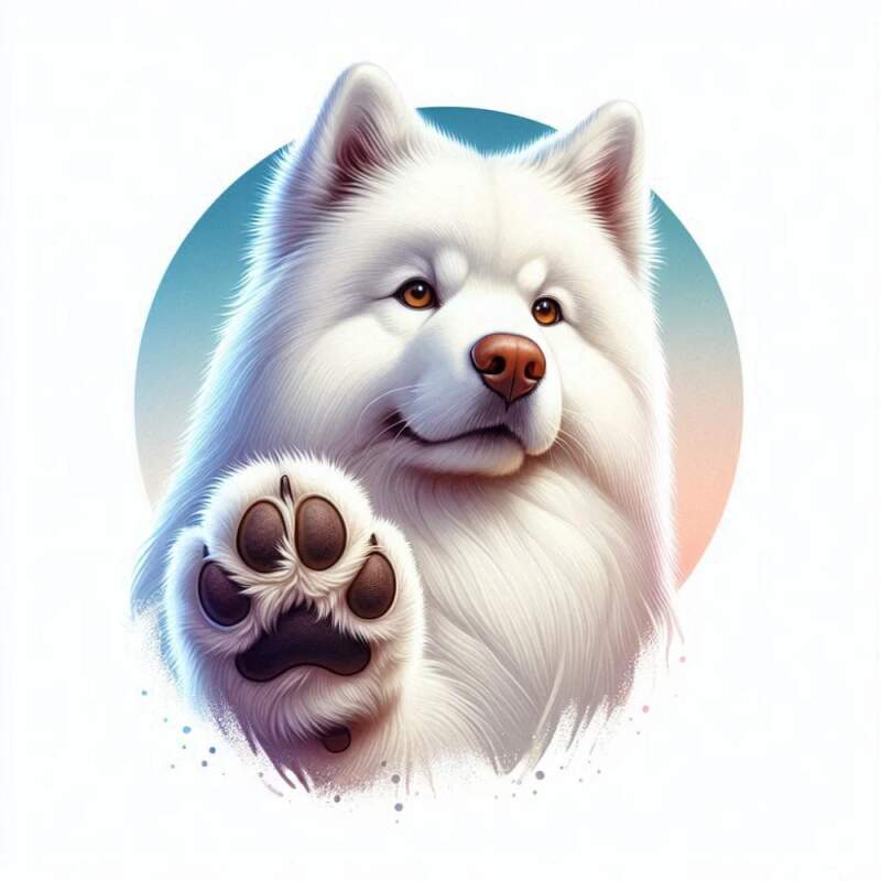 Levně Samojed pac (Nažehlovačka hlášky)