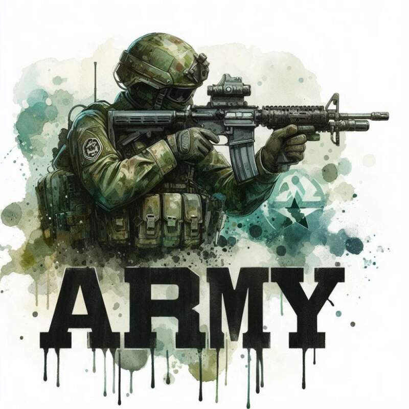 Levně Army voják (Nažehlovačka hlášky)