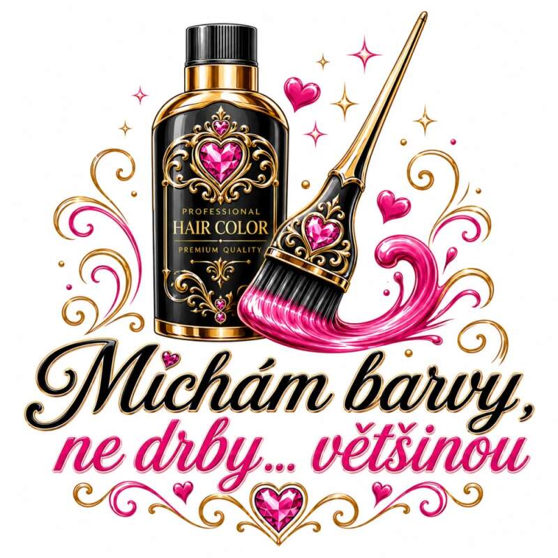 Levně Míchám barvy, né drby...většinou (NAŽEHLOVAČKA)