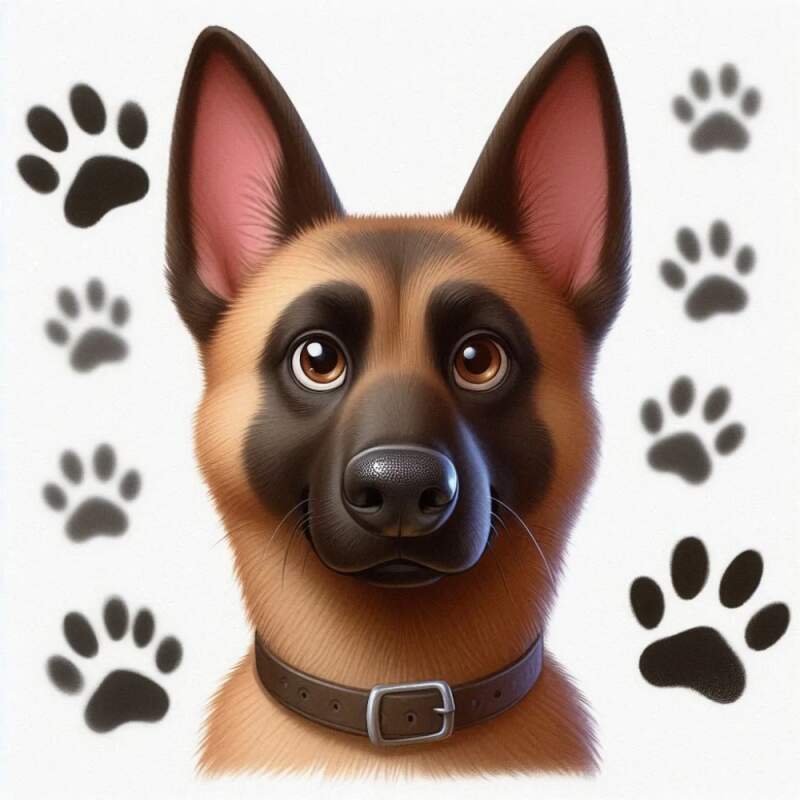 Levně Malinois cute (NAŽEHLOVAČKA)