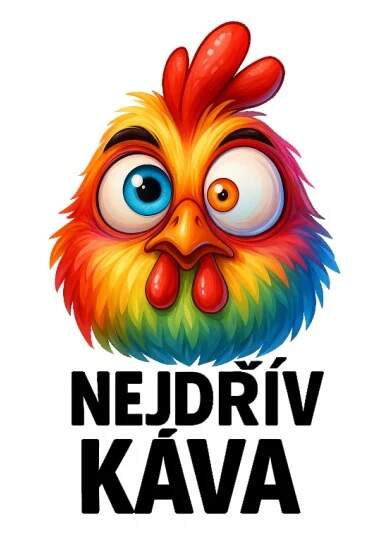 Levně Kohout - nejdřív káva (NAŽEHLOVAČKA)
