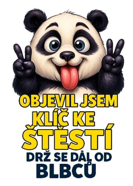 Levně Panda a blbci (NAŽEHLOVAČKA)