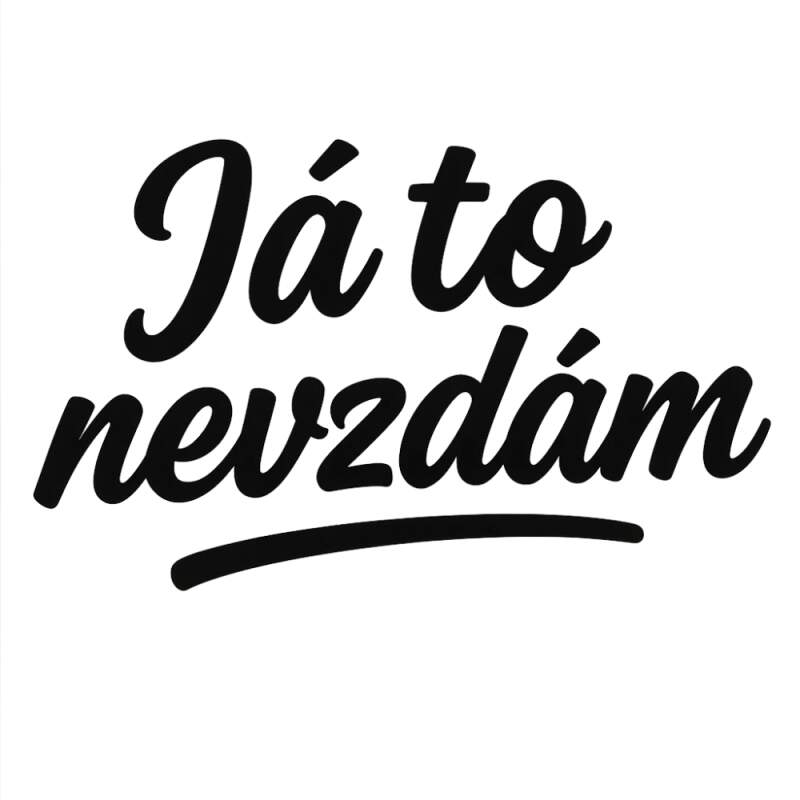Levně Já to nevzdám (UV DTF tisk na míru)