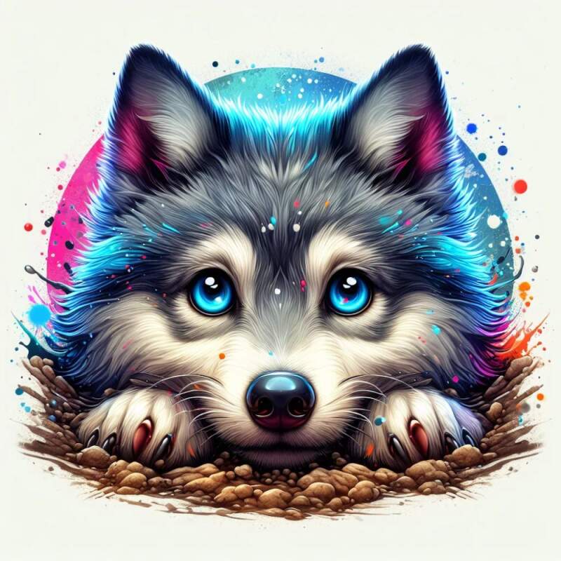 Levně Vlče cute (NAŽEHLOVAČKA)