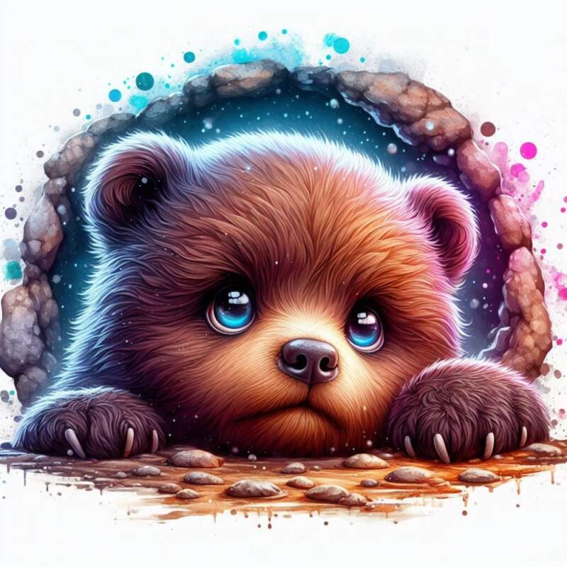 Levně Medvíde cute (NAŽEHLOVAČKA)