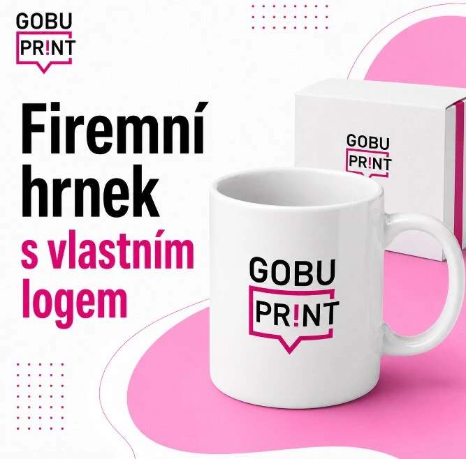 Levně Firemní hrnek s vlastním logem (Keramický hrnek)