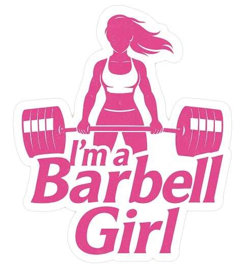 Levně Barbell girl (NAŽEHLOVAČKA)