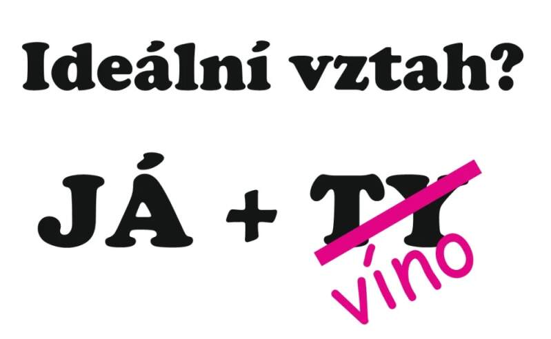 Levně Idealní vztah - víno (NAŽEHLOVAČKA)
