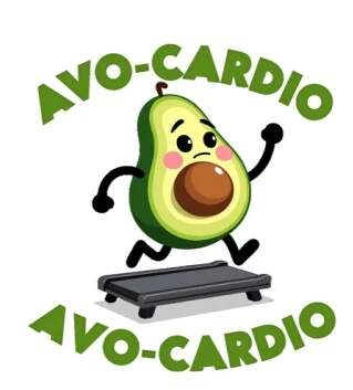 Levně Avokádo - avokardio (NAŽEHLOVAČKA)