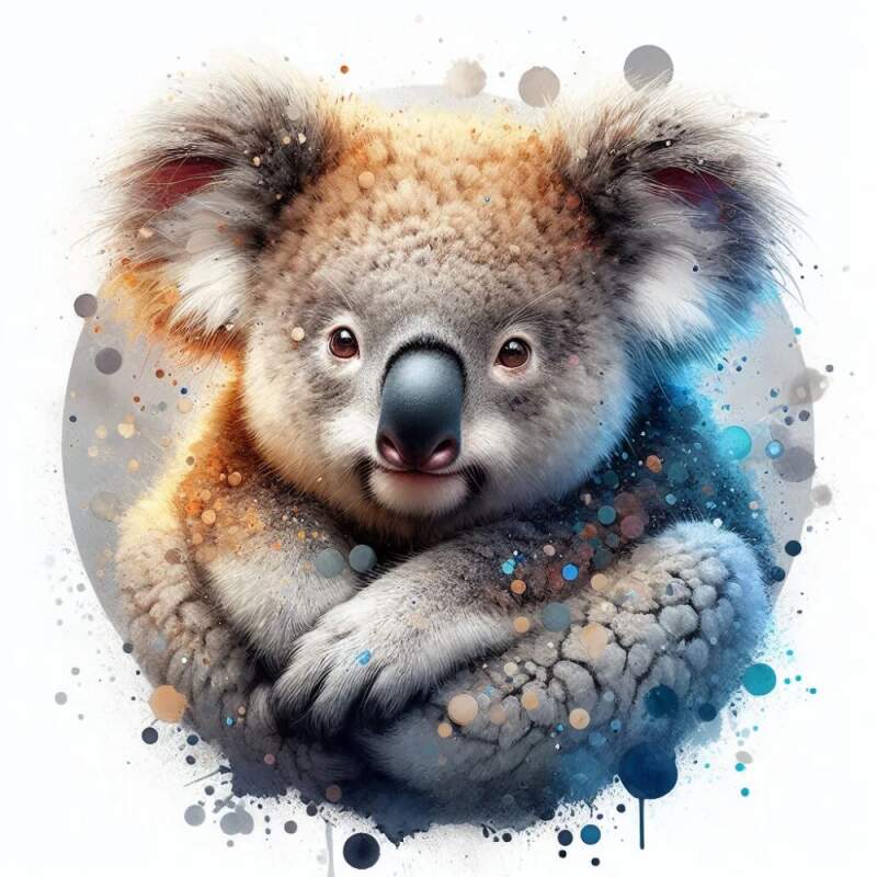 Levně Koala v kruhu (NAŽEHLOVAČKA)