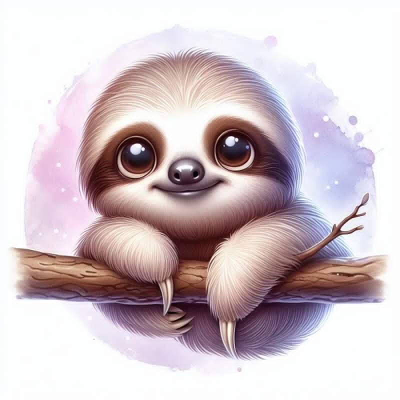 Levně Lenochod cute (NAŽEHLOVAČKA)