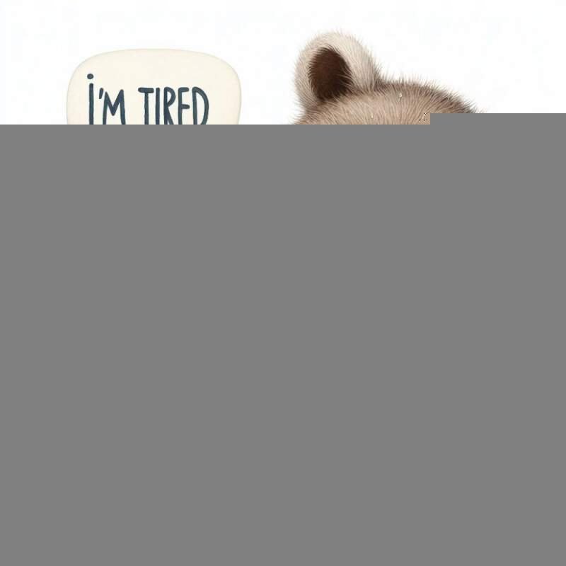 Levně Mýval - Im tired (NAŽEHLOVAČKA)