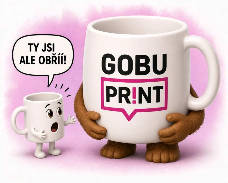 Levně Obří hrnek s vlastním potiskem 890ml (keramický hrnek 850ml)
