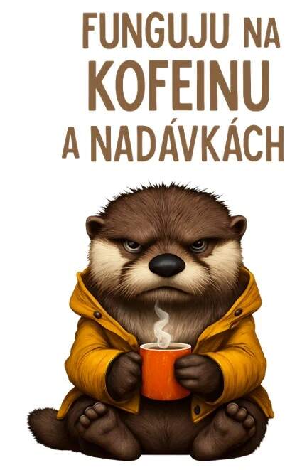 Levně Vydra a káva (NAŽEHLOVAČKA)