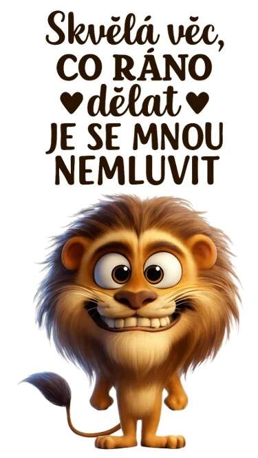 Levně Lev - nemluv semnou (NAŽEHLOVAČKA)