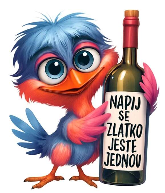 Levně Ptáček a vínečko (NAŽEHLOVAČKA)