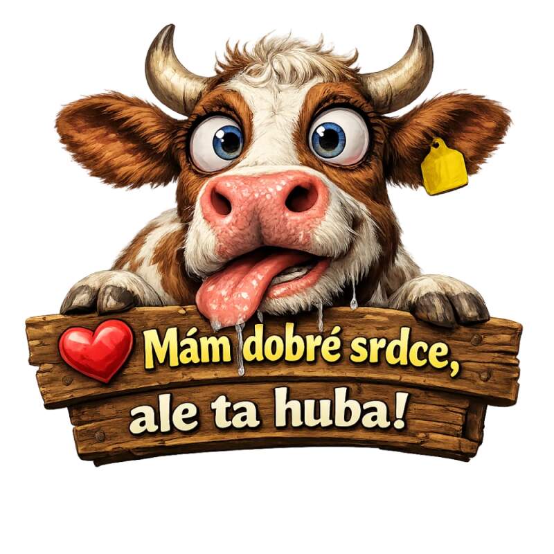 Levně Kráva a dobré srdce (NAŽEHLOVAČKA)