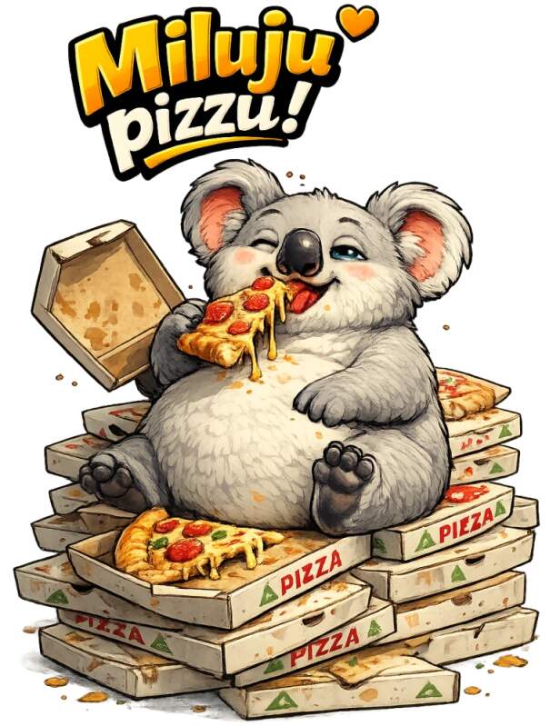 Levně Koala a pizza (NAŽEHLOVAČKA)